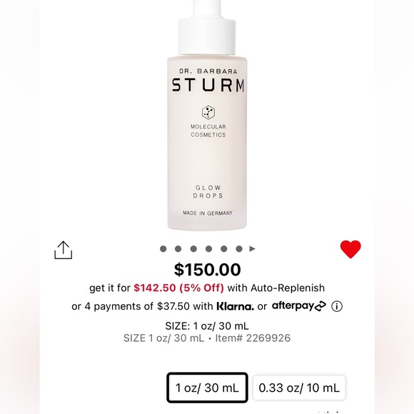 Sold!Dr. Barbara Sturm ✨Glow Drops ✨ full size/sealed- last 1️⃣❗️‼️discounted s - Picture 6 of 9